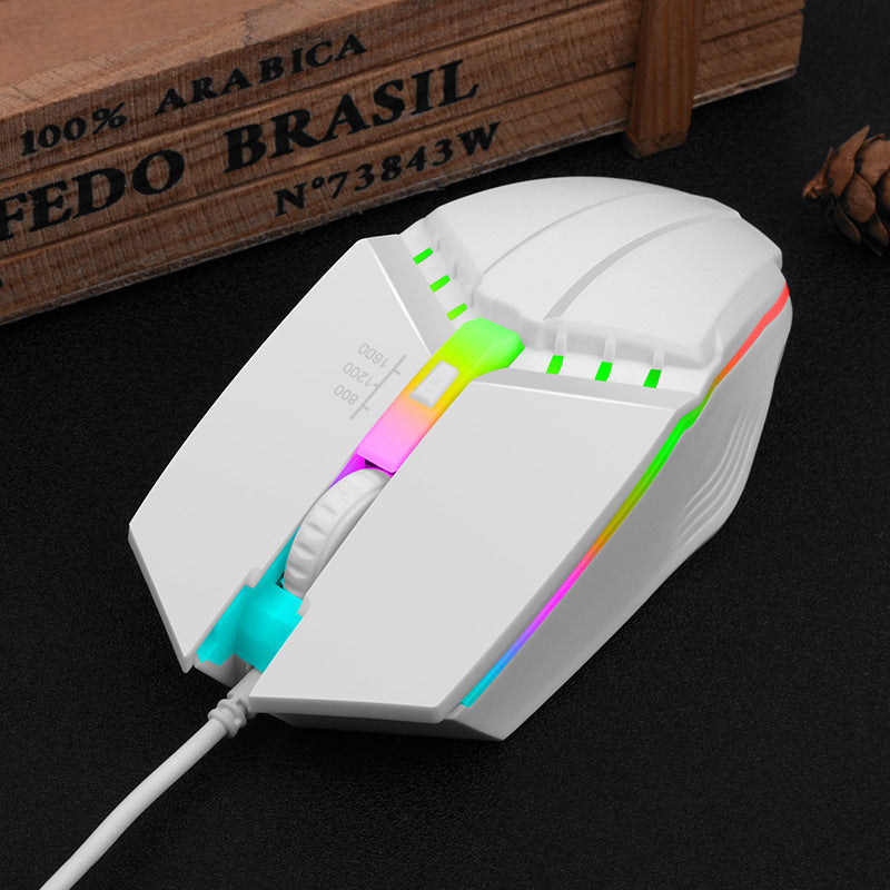 Elevate Your Gaming Experience with the Wired Mouse USB Glowing Computer Competitive Game